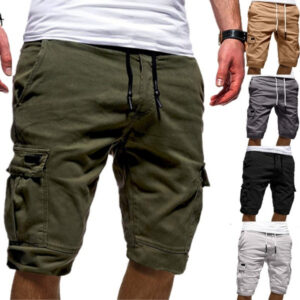 Men’s Casual Jogger Cargo Shorts – Military Style Gym & Sports Workout Wear