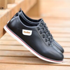 Men’s PU Leather Business Casual Shoes – Breathable Outdoor Walking Sneakers
