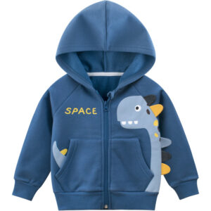 Baby & Kids Boys’ Fleece Jacket — Warm Sweater Coat for Winter
