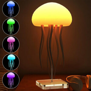 Smart LED Jellyfish Mood Lamp – Soothing Ambient Table Light for Home & Bedroom