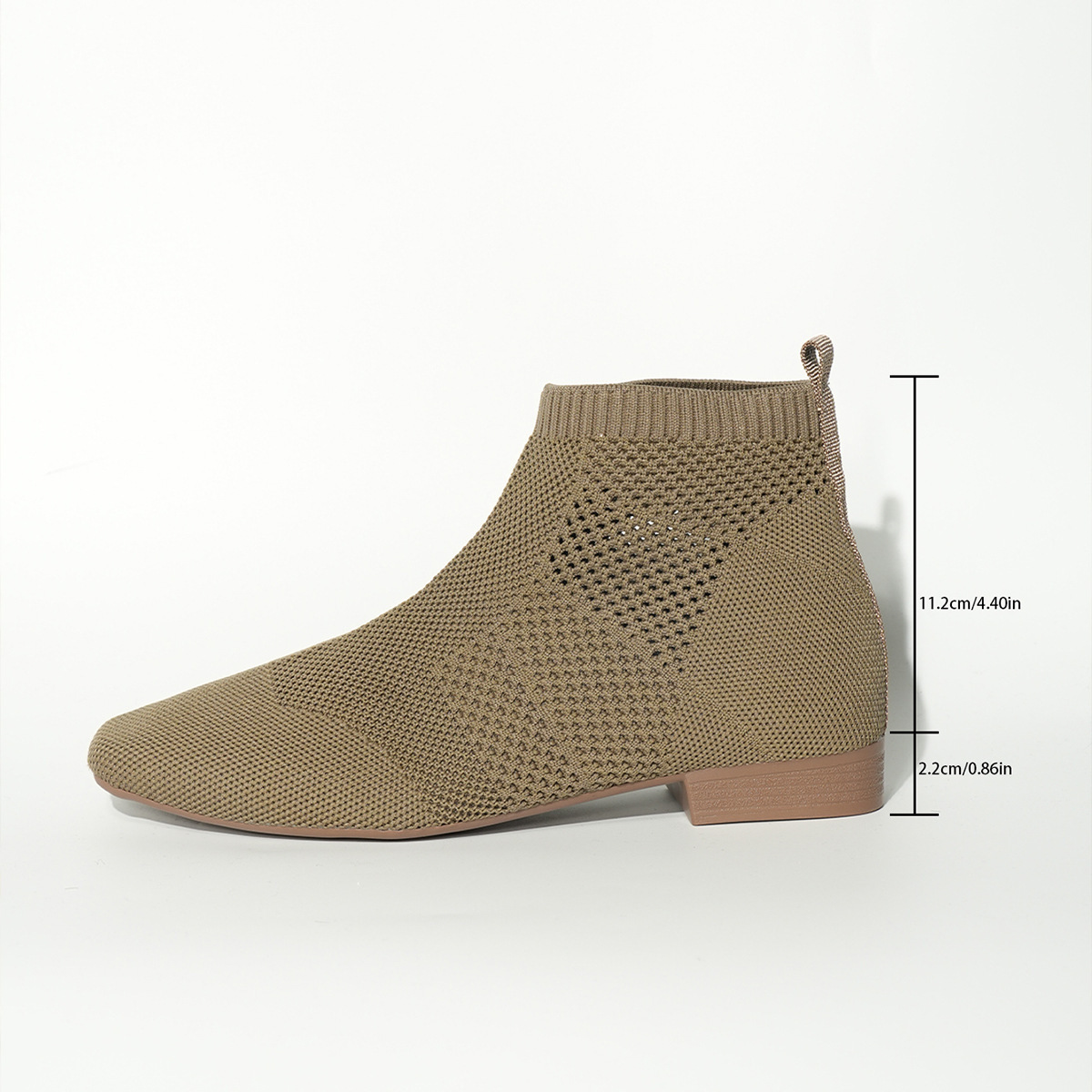 Plus Size Women's Boots Middle Tube Pointed Ankle Boots - Image 6