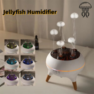 Intelligent Jellyfish Ultrasonic Air Humidifier – Aroma Diffuser with Remote & Timer