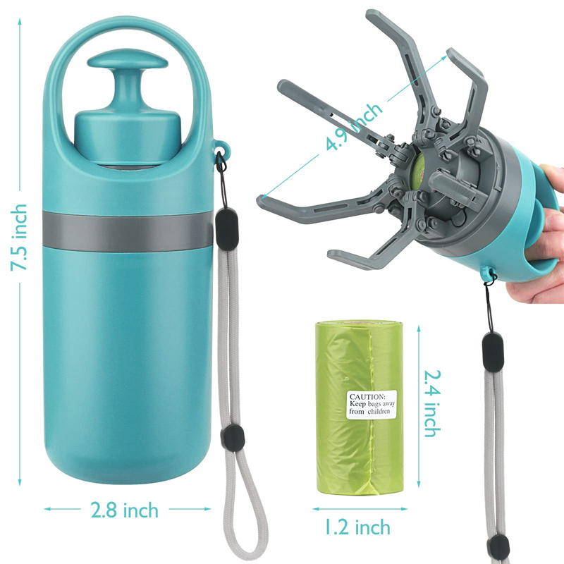 Portable Lightweight Dog Pooper Scooper with Built-in Poop Bag Dispenser - Image 5