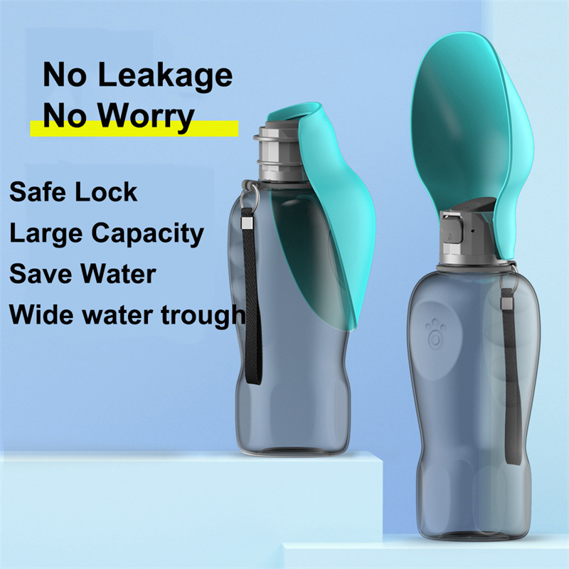 800ml Portable Dog Water Bottle – Leakproof Pet Drinking Bottle with Foldable Bowl - Image 9